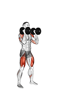 Image of Dumbbell Thruster